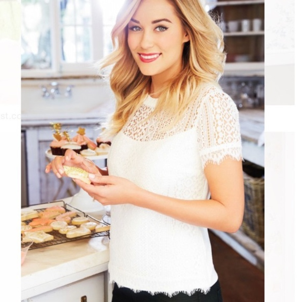 LC Lauren Conrad Lace Top
